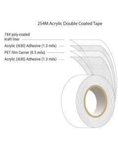 254M Acrylic Double Coated Tape